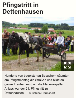Pfingstritt zu Dettenhausen